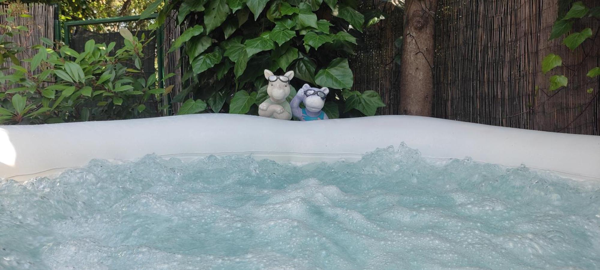 Joli Studio Climatise Avec Jacuzzi Prive Et Entree Independante Fréjus エクステリア 写真